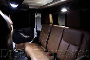 Diode Dynamics Interior LED Kit Stage 2 Cool White | 07-18 Jeep Wrangler