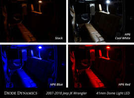 Diode Dynamics Interior LED Kit Stage 2 Blue | 07-18 Jeep Wrangler