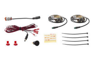 Diode Dynamics RGBW Footwell LED Strip Kit 2PC Multicolor