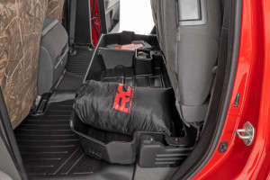 Rough Country Under Seat Storage | Double Cab | 07-21 Toyota Tundra