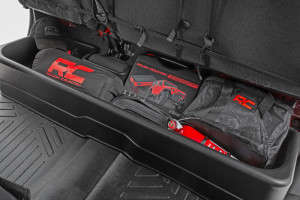 Rough Country Under Seat Storage | Double Cab | 19-24 Chevy Silverado/GMC Sierra 1500/2500HD/3500HD