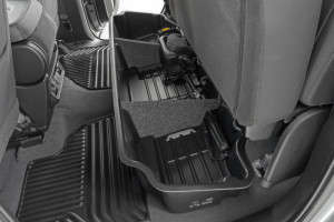 Rough Country Under Seat Storage | Double Cab | 19-24 Chevy Silverado/GMC Sierra 1500/2500HD/3500HD