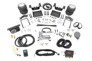 Rough Country Air Spring Kit w/compressor | Wireless Controller | 07-18 Chevy Silverado/GMC Sierra 1500