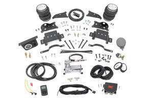 Rough Country Air Spring Kit w/compressor | Wireless Controller | 14-23 Ram 2500 4WD