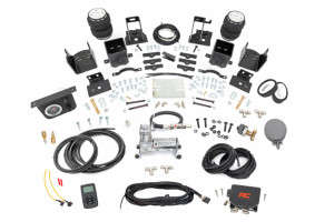 Rough Country Air Spring Kit w/compressor | Wireless Controller | 3-6" Lifts | 05-16 Ford F-250/F-350 Super Duty 4WD