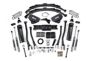 BDS Suspension 8" Lift Kit W/4-Link | Rear Leaf Springs | NX2 Nitro Series Shocks | 6 Bolt Index Ring (13-18 Ram 3500 | 4WD | Diesel)