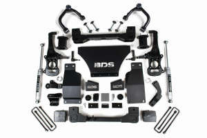 BDS Suspension 6" Lift Kit | Front Strut Spacer | NX2 Nitro Series Rear Shocks (19-25 Chevy 1500/GMC 1500 | 4WD | Gas)
