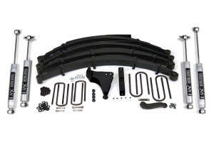 BDS Suspension 8" Lift Kit | Front Square U-Bolt | NX2 Nitro Series Shocks (99-04 Ford F-250/F-350 Super Duty | 4WD)