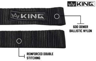 Overland Vehicle Systems King Heavy Duty Adjustable Door Straps (80-19 Jeep Wrangler YJ/TJ/JK/JL/80-83 CJ 5/80-86 7 | 4WD)