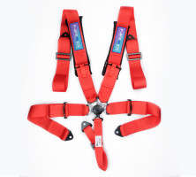 NRG 3" Seat Belt Harness | 5 Point | Cam Lock | Red