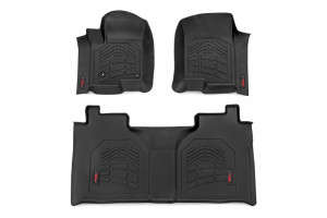 Rough Country Sure-Fit Floor Mats | FR & RR | FR Bucket