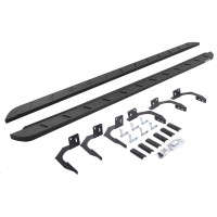 Go Rhino RB10 Slim Line Running Boards With Mounting Brackets | Textured Black (09-24 Dodge/Ram 1500/2500/3500)