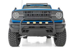 Rough Country LED Light Kit | Upper Windshield | 40" Spectrum Single Row (21-24 Ford Bronco)