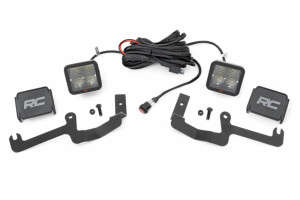 Rough Country LED Light Kit | Ditch Mount | 2" Spectrum Pair | Spot