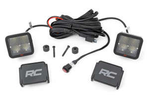 Rough Country LED Light Cube Easy-Mount Kit | Cowl Mount | 2" Spectrum Pair