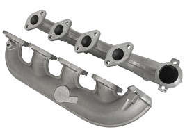 aFe Power BladeRunner Ported Ductile Iron Exhaust Manifold (04-07 Ford F-250 Super Duty/F-350 Super Duty/F-450 Super Duty | V8 | 6.0L | Diesel)