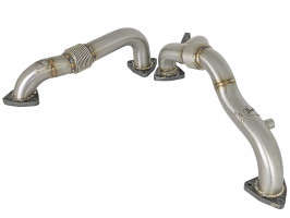 aFe Power Twisted Steel Header Up-Pipe (08-10 Ford F-250 Super Duty/F-350 Super Duty | V8 | 6.4L | Diesel)