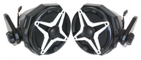 SSV Works Cage-Mount 6.5in Swivel Speaker Pods | SSV Works Speaker (18-23 Jeep Wrangler JL | 4-Door)