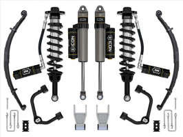 ICON 2.5-3" Lift Stage 3 Suspension System | Tubular UCA w/Leaf Packs (21-24 Ford F-150 Tremor)