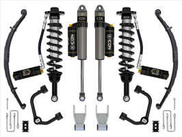 ICON 2.5-3" Lift Stage 4 Suspension System | Tubular UCA w/Leaf Packs (21-24 Ford F-150 Tremor)