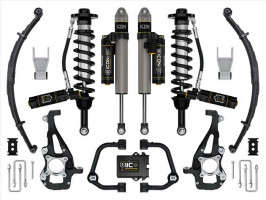ICON 3.5-4.5" Lift Stage 5 Suspension System | Tubular UCA w/Leaf Packs (21-24 Ford F-150 | 4WD)