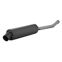 MBRP ATV Slip-On Exhaust w/Utility Muffler | Black (88-04 Kawasaki KLF300 Bayou 2x4/89-04 KLF300 Bayou 4x4)