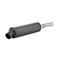 MBRP ATV Slip-On Exhaust w/Utility Muffler | Black (87-98 Suzuki LT-4WD QuadRunner 250/88-02 LT-F250 QuadRunner/94-98 LT-F4WDX King Quad 300)