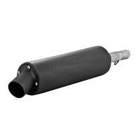 MBRP ATV Slip-On Exhaust w/Utility Muffler | Black (83-86 Yamaha YTM225 Tri-Moto/85-89 YFM200 Moto-4/86-88 YFM225 Moto-4)