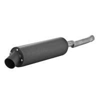 MBRP ATV Slip-On Exhaust w/Utility Muffler | Black (87-95 Yamaha YFM350ER Moto-4)