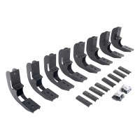 Go Rhino V-Series V3, RB30 And RB Slim Side Steps | Mounting Bracket Only | Textured Black (19-24 Chevy/GMC 1500/20-24 2500 HD)