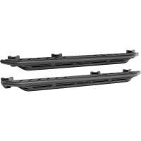Westin Textured Black Triple Tube Rock Rail Steps (07-18 Jeep Wrangler JK | 4 Door)