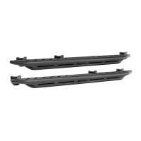 Westin Textured Black Triple Tube Rock Rail Steps (18-24 Jeep Wrangler JL | 4 Door)