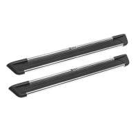 Westin Brushed Aluminum Sure-Grip 54 in. Running Boards (00-18 Chevrolet Silverado 1500/99-04 GMC Sierra 2500 | Standard Cab)