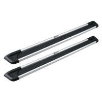 Westin Brushed Aluminum Sure-Grip 72 in. Running Boards (06-10 Jeep Commander/05-12 Nissan Pathfinder)