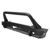 Westin Textured Black WJ2 Stubby Front Bumper W/Bull Bar (20-23 Jeep Gladiator/18-24 Wrangler JL)