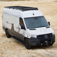 Westin Textured Black Mesa Roof Rack (19-23 Mercedes-Benz Sprinter 1500/2500/3500)
