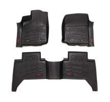 Rough Country Sure-Fit Floor Mats | FR & RR (16-23 Toyota Tacoma)