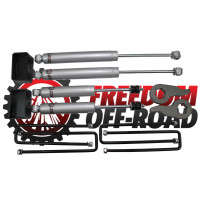  Freedom Offroad 1-3" Leveling Kit w/Shocks (01-06 Chevy Silverado/GMC Sierra 1500HD/01-10 2500/3500HD)