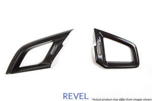 Revel GT Dry Carbon A/C Vent Covers | Left & Right | 2-Piece (16-18 Honda Civic)