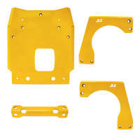 S3 Powersports Front Gusset Kit (2024 Can-Am Maverick R)