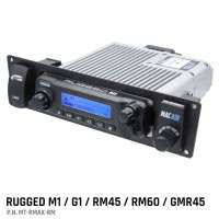 Rugged Radios Mount for M1/G1/Rm60/Gmr45 Mobile Radio and Rocker Switches (21-24 Yamaha Wolverine Rmax)