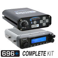 Rugged Radios 696 Plus Complete Master Communication Kit with Intercom and 2-Way Radio | G1 Gmrs