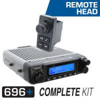 Rugged Radios 696 Plus Remote Head Complete Master Communication Kit with Intercom and 2-Way Radio | G1 Gmrs