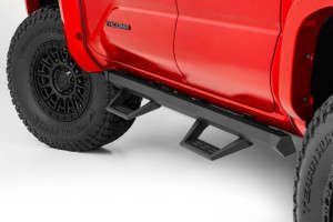 Rough Country SRL2 Adjustable Aluminum Steps (2024 Toyota Tacoma | 2WD/4WD | Double Cab)