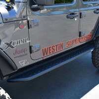 Westin Outlaw Running Boards | Textured Black (18-24 Jeep Wrangler | 4 Door)