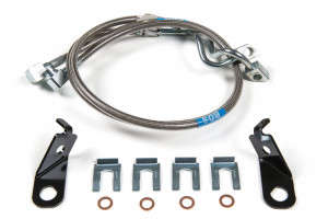 BDS Suspension Front Brake Line Set | Stainless Steel | Fits 4-8" Lift (11-15 Ford F-250/350 Super Duty | 4WD)