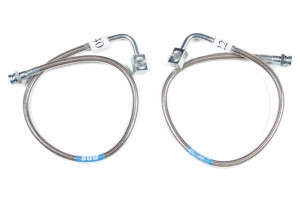 BDS Suspension Front Brake Line Set | Stainless Steel | Fits 4-6.5" Lift (07-18 Jeep Wrangler JK)