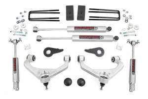 Rough Country 3.5" Lift Kit | Alum. UCA