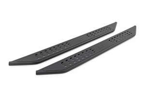 Rough Country OV2 Running Boards | Side Step Bars (07-18 GMC Sierra/Chevy Silverado 1500/07-19 2500/3500 | Crew Cab)
