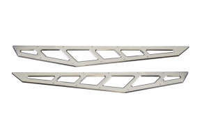 McGaughys Billet Face Plates | Fits Traction Bars | Raw (20-25 Chevy Silverado/GMC Sierra 2500/3500HD)